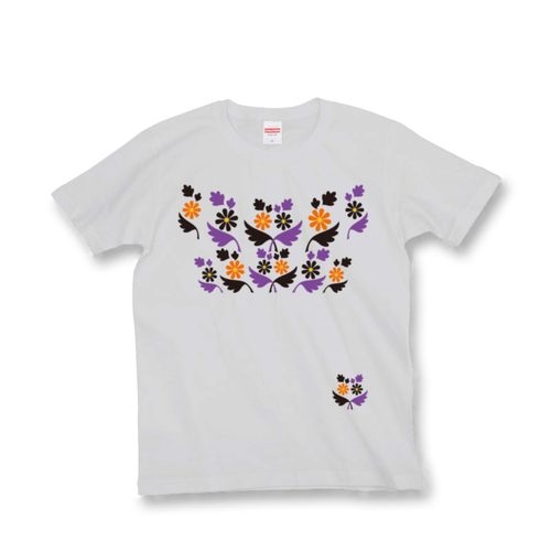 橙と黒 Tシャツ（カラー）