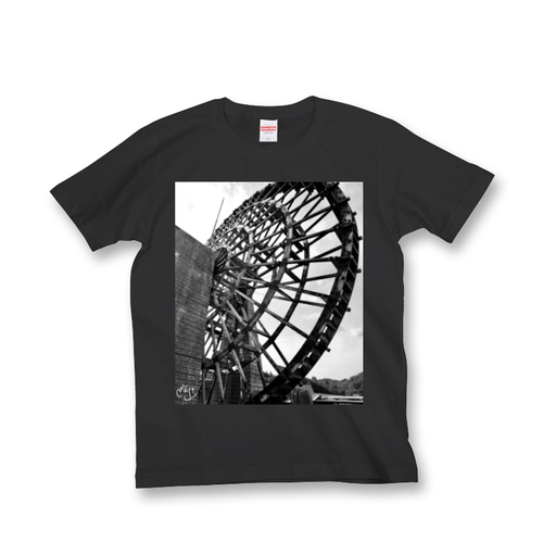 フォトデザイン カラーTシャツ 巨大水車