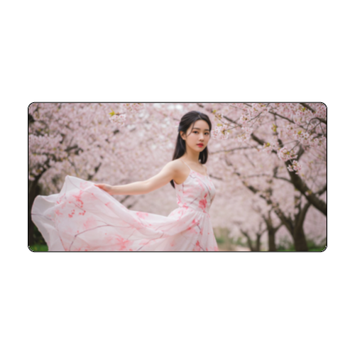 水彩桜が彩るエレガンス