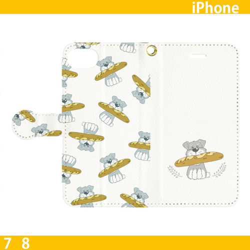 【PAN＆Schuna.】iPhone7/8手帳型ケース