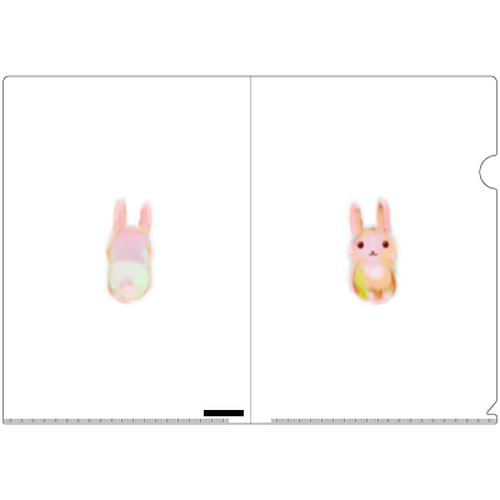 うさぎクリアファイル