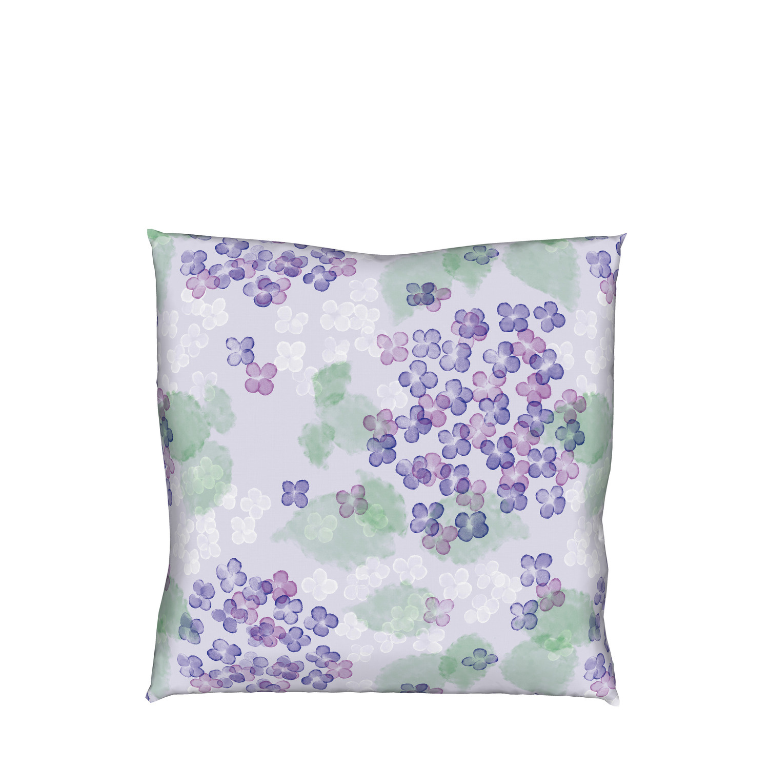 Treesparrowgarden 紫陽花 クッション スムース生地 バックジッパー テーラーメイド Meet My Goods